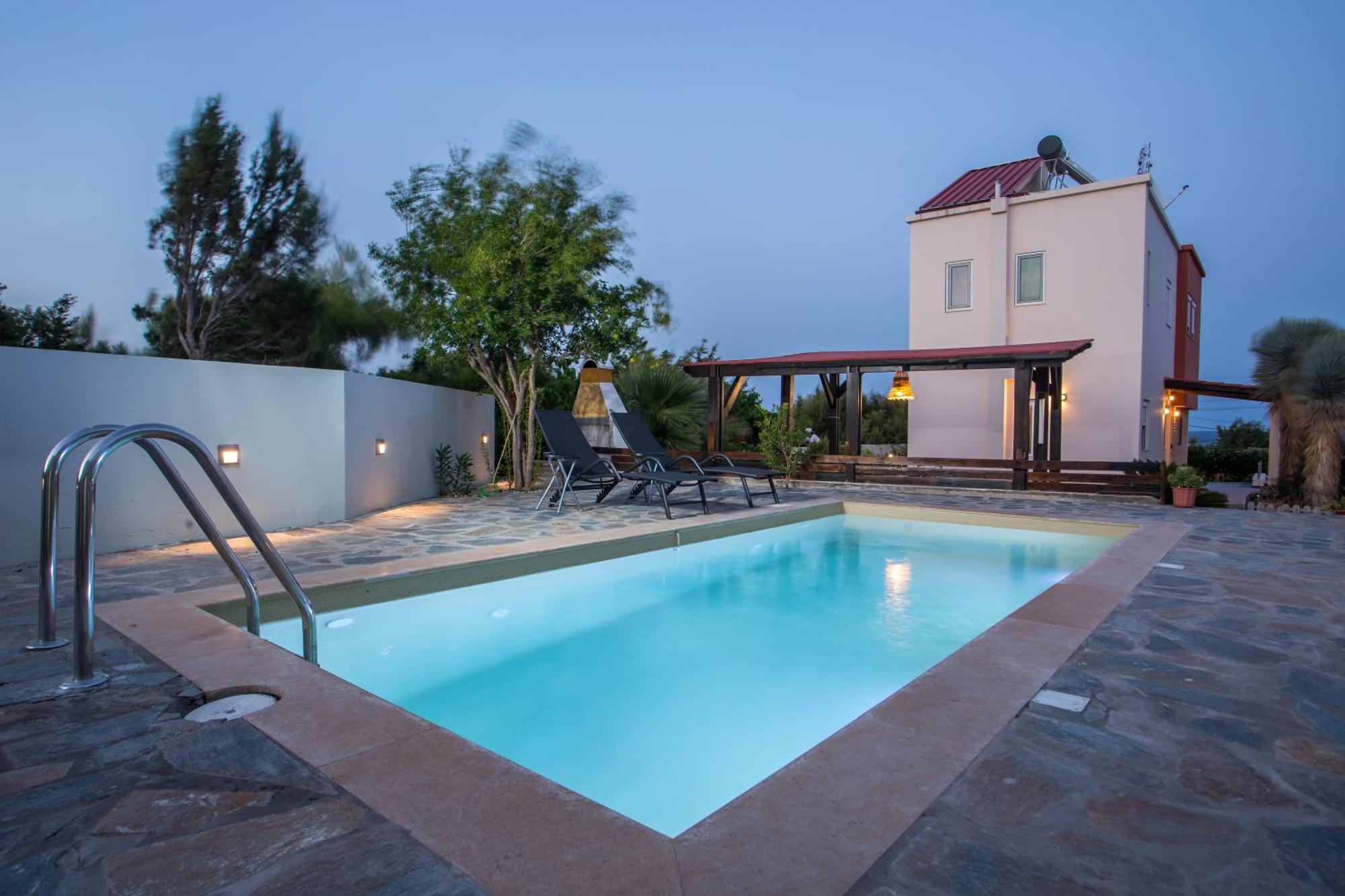 Verona Pool Villa Lachania  Exterior photo