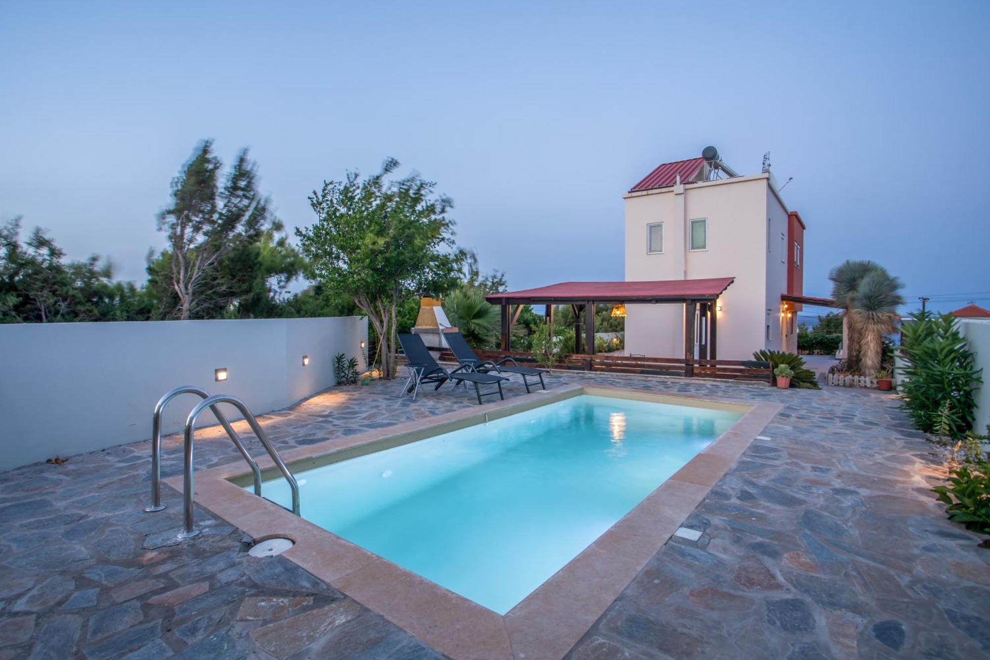 Verona Pool Villa Lachania  Exterior photo